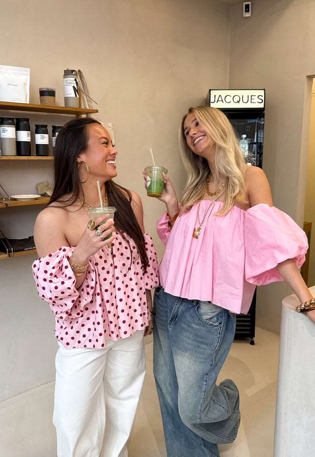 Famous Online Store Puk top roze