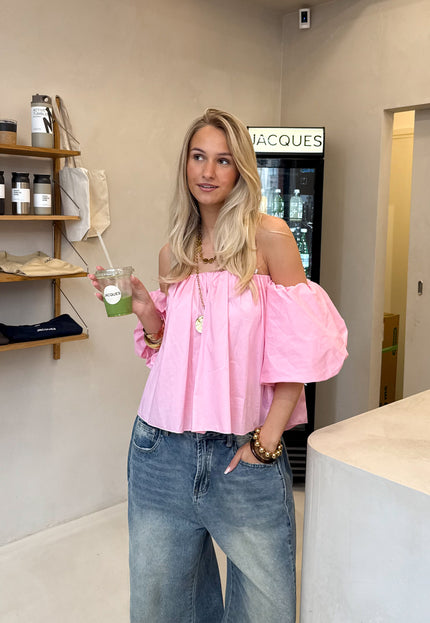 Famous Online Store Puk top roze
