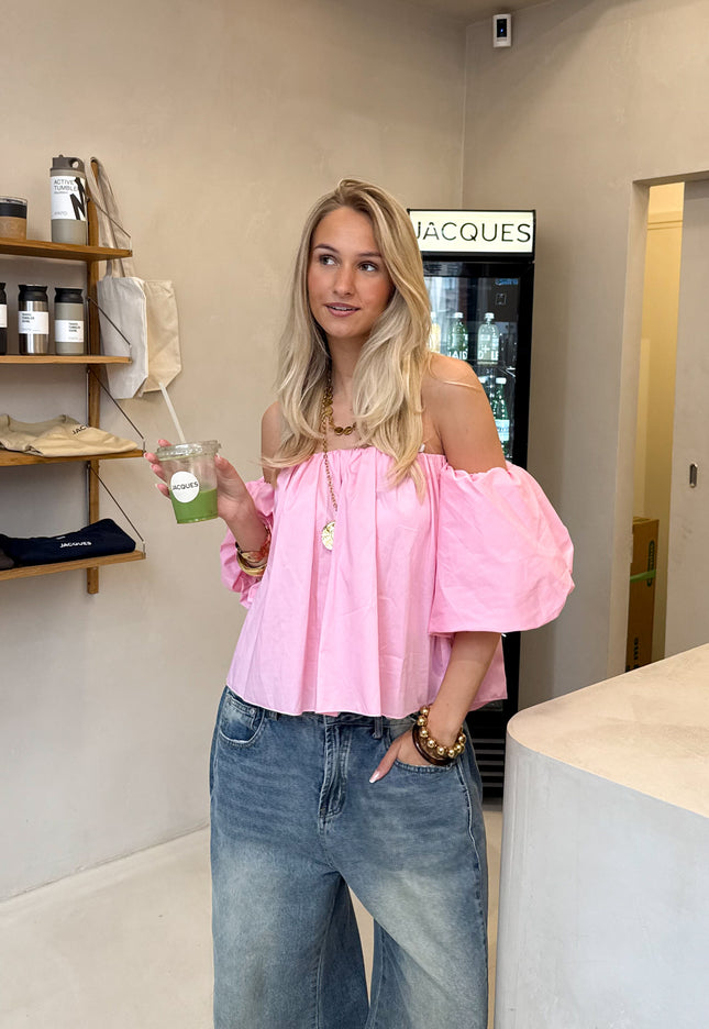 Famous Online Store Puk top roze