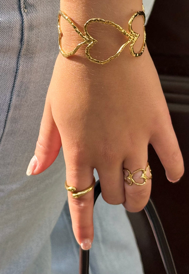 Famous Online Store Ring Golden Drop