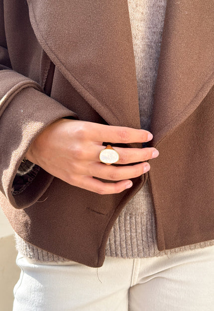Famous Online Store Ring Pearl Love