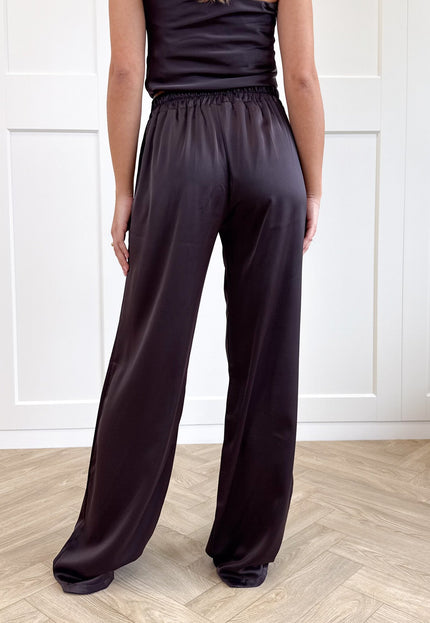 Famous Online Store Satin broek Jente bruin