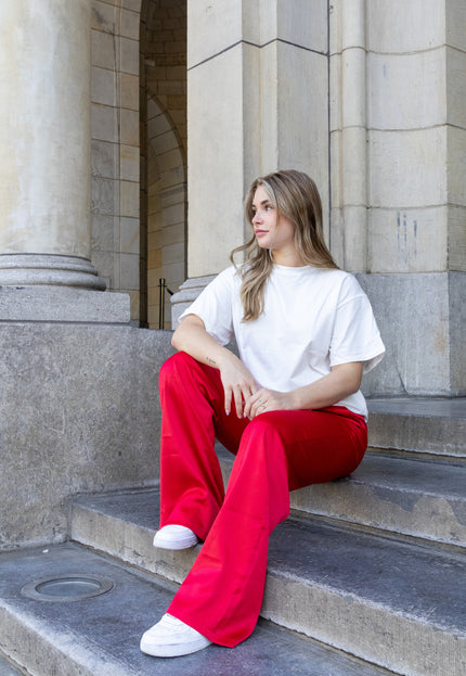 Famous Online Store Satin broek Tess rood