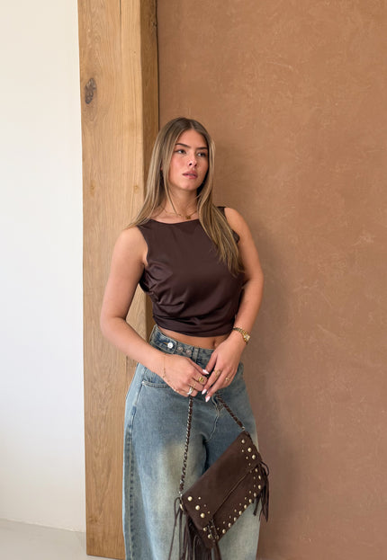 Famous Online Store Satin top Jill  bruin