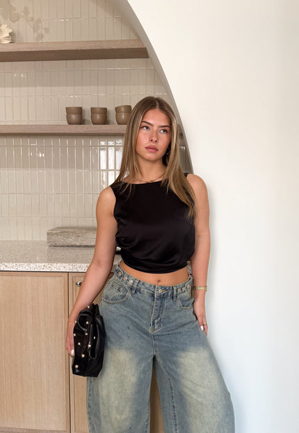 Famous Online Store Satin top Jill zwart