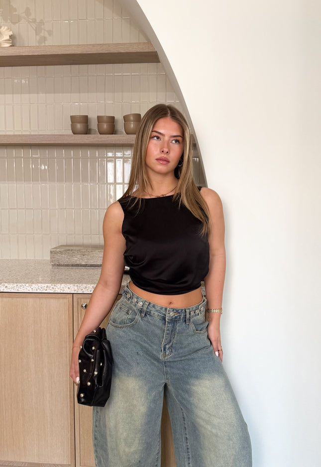 Famous Online Store Satin top Jill zwart