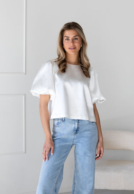 Famous Online Store Satin top Soof wit