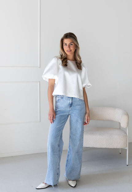 Famous Online Store Satin top Soof wit