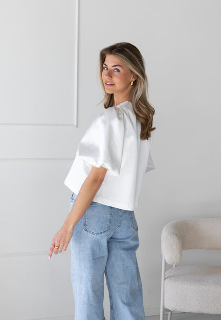 Famous Online Store Satin top Soof wit