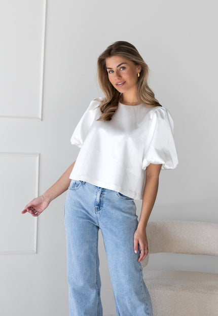 Famous Online Store Satin top Soof wit