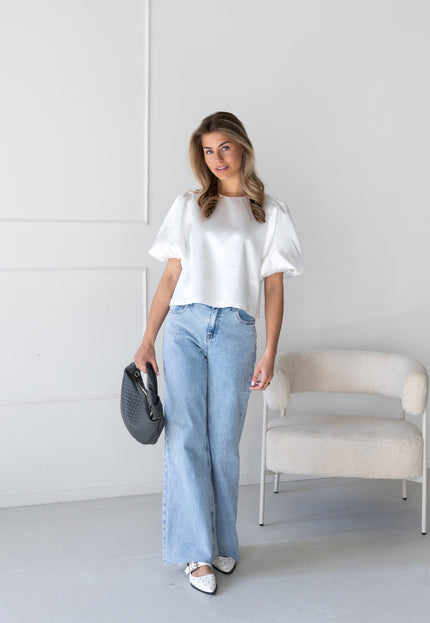 Famous Online Store Satin top Soof wit