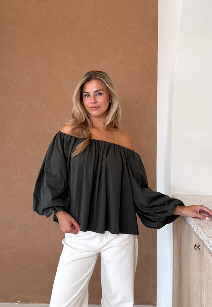 Famous Online Store Serena top kaki