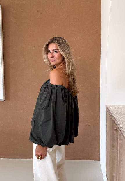 Famous Online Store Serena top kaki
