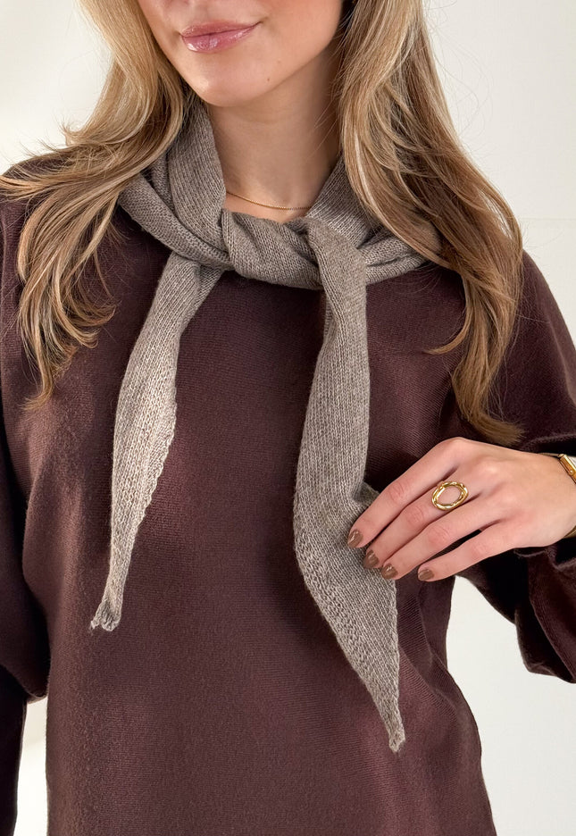 Famous Online Store Sjaal Noëlle taupe