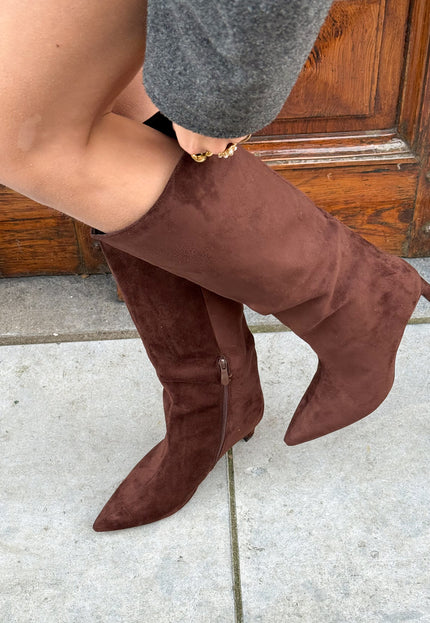 Famous Online Store Slouchy laars bruin