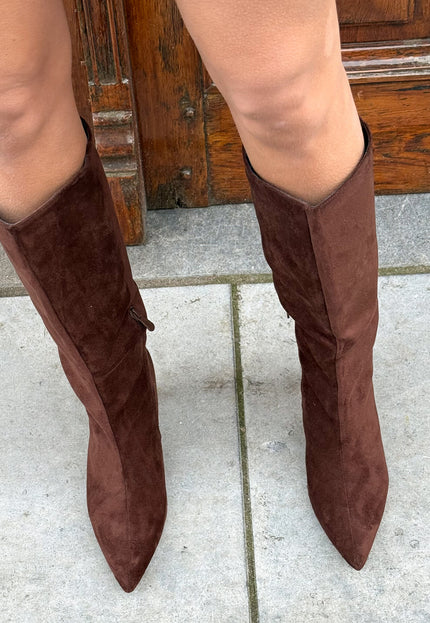 Famous Online Store Slouchy laars bruin