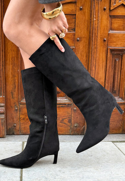 Famous Online Store Slouchy laars zwart