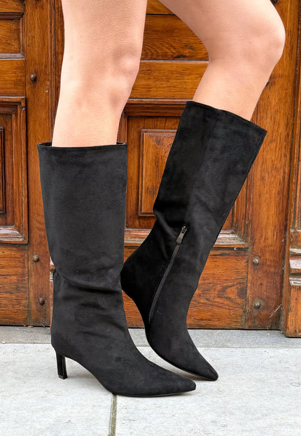 Famous Online Store Slouchy laars zwart