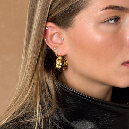 Famous Online Store Soft Curve oorbellen
