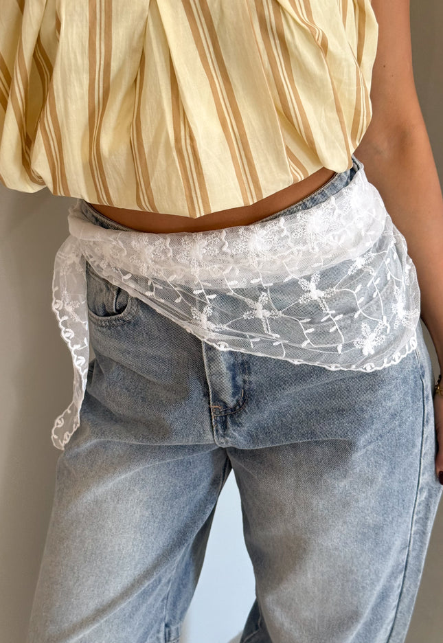 Famous Online Store Soft lace sjaaltje wit