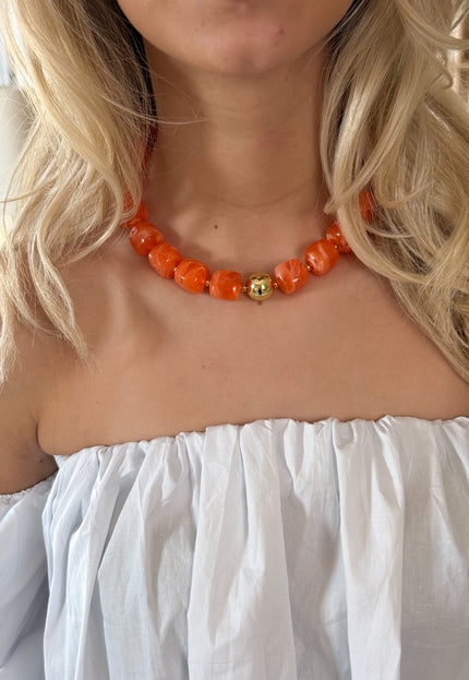 Famous Online Store Soleil ketting  oranje