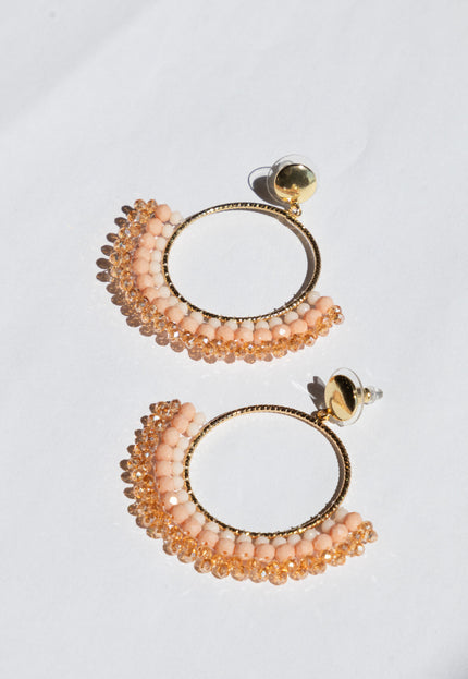 Famous Online Store Statement oorbel Blush Beads