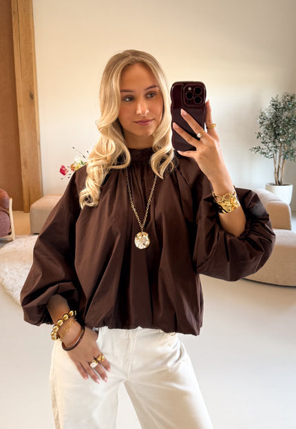 Famous Online Store Steffie blouse bruin