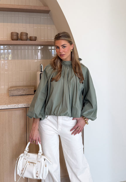 Famous Online Store Steffie blouse kaki