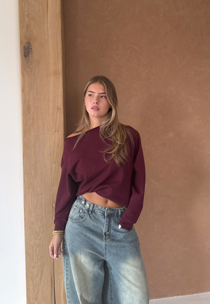 Famous Online Store Sweater Aya bordeaux