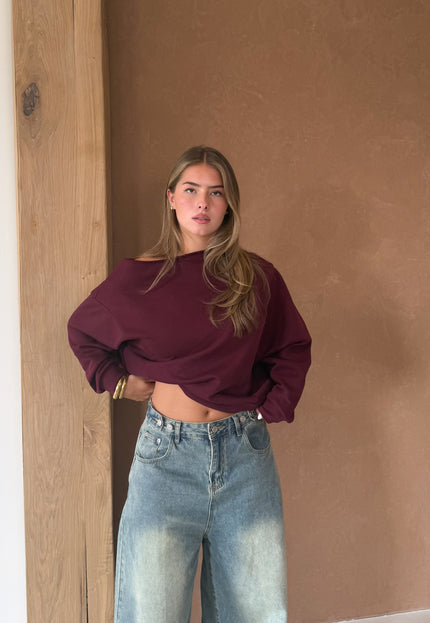 Famous Online Store Sweater Aya bordeaux