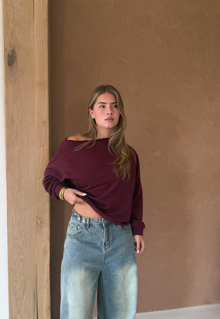 Famous Online Store Sweater Aya bordeaux