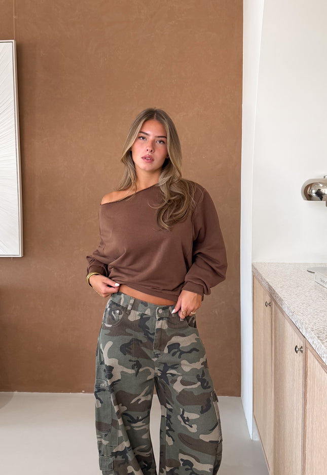 Famous Online Store Sweater Aya bruin