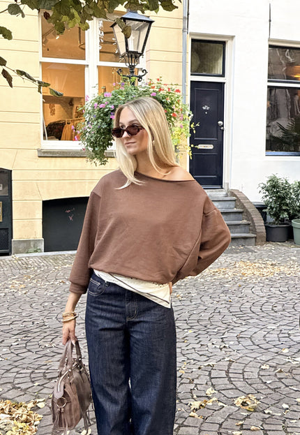 Famous Online Store Sweater Aya camel