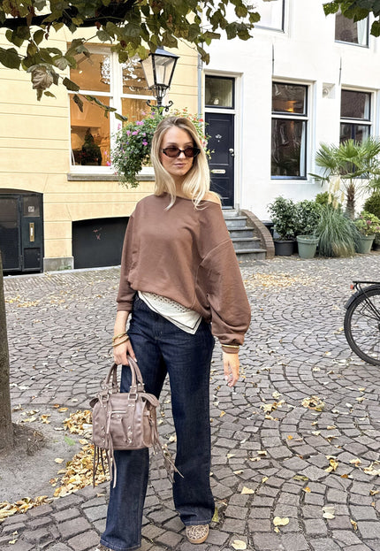 Famous Online Store Sweater Aya camel