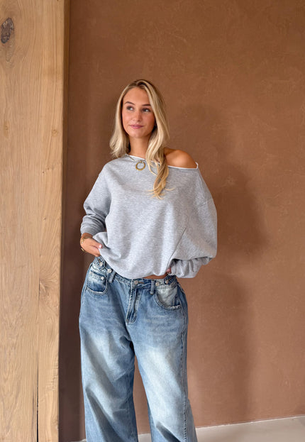 Famous Online Store Sweater Aya grijs