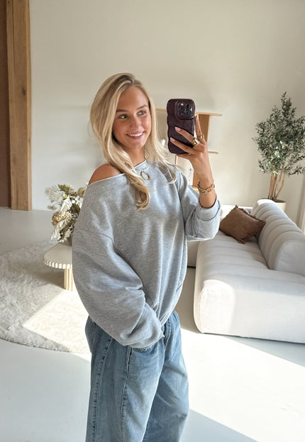 Famous Online Store Sweater Aya grijs
