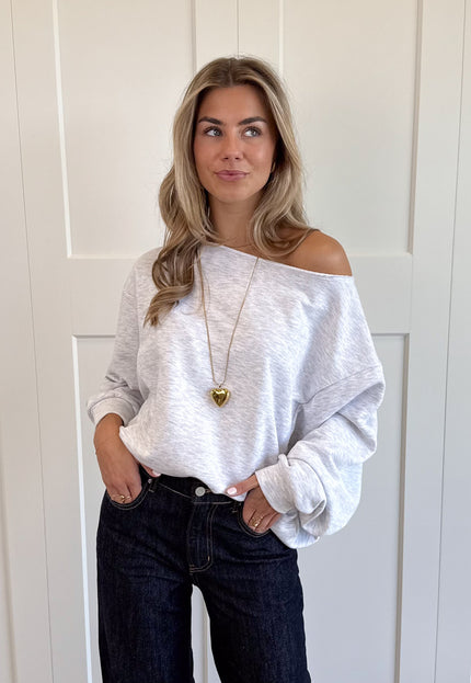 Famous Online Store Sweater Aya grijs