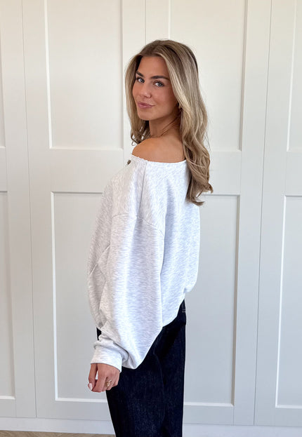 Famous Online Store Sweater Aya grijs