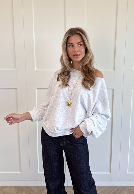 Famous Online Store Sweater Aya grijs