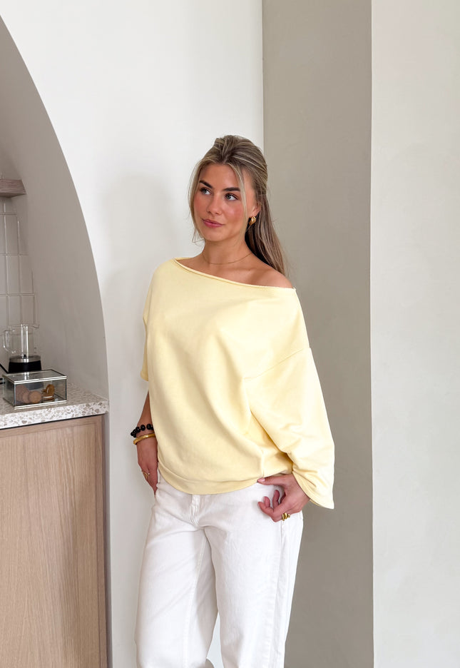 Famous Online Store Sweater Imke butter yellow