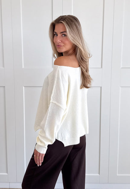 Famous Online Store Sweater Mila off white