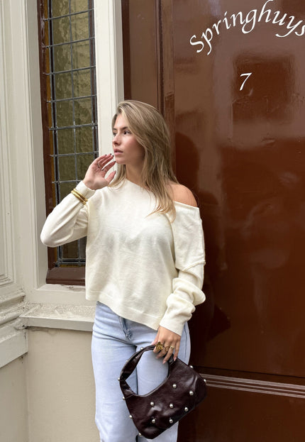Famous Online Store Sweater Mila off white