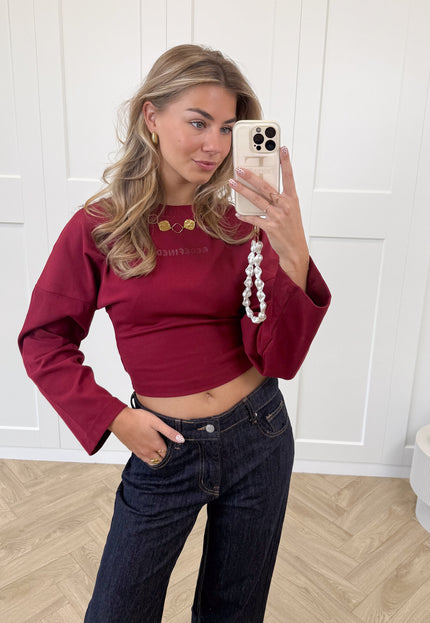 Famous Online Store Sweater Romy bordeaux