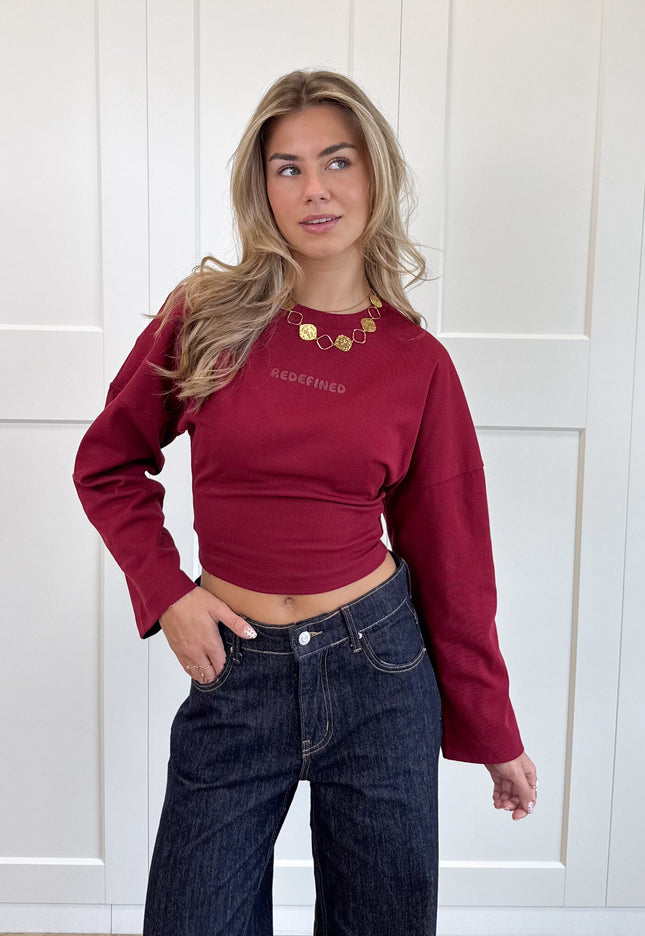 Famous Online Store Sweater Romy bordeaux