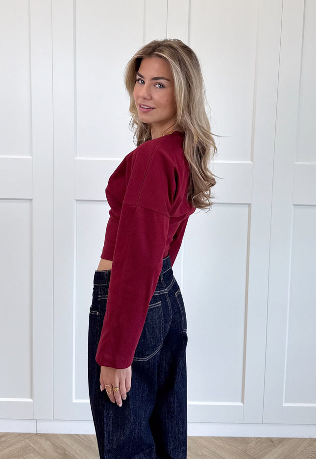 Famous Online Store Sweater Romy bordeaux
