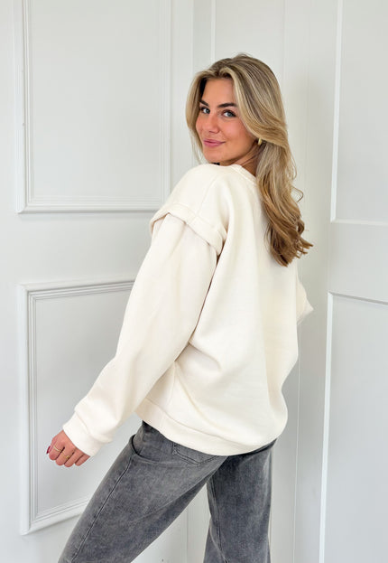 Famous Online Store Sweater Teddy beige