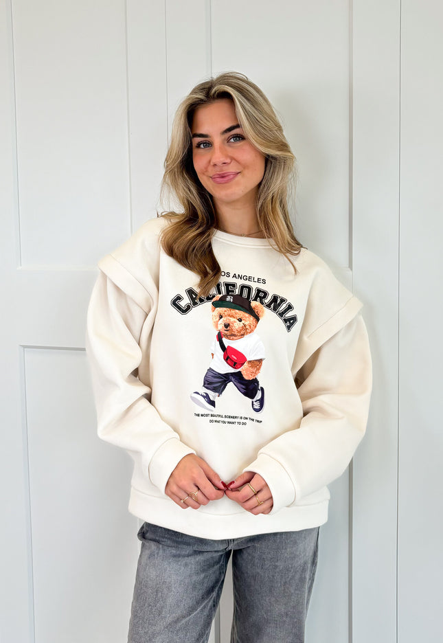 Famous Online Store Sweater Teddy beige