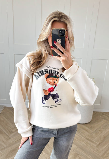 Famous Online Store Sweater Teddy beige