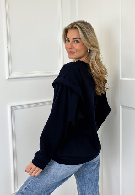Famous Online Store Sweater Teddy navy