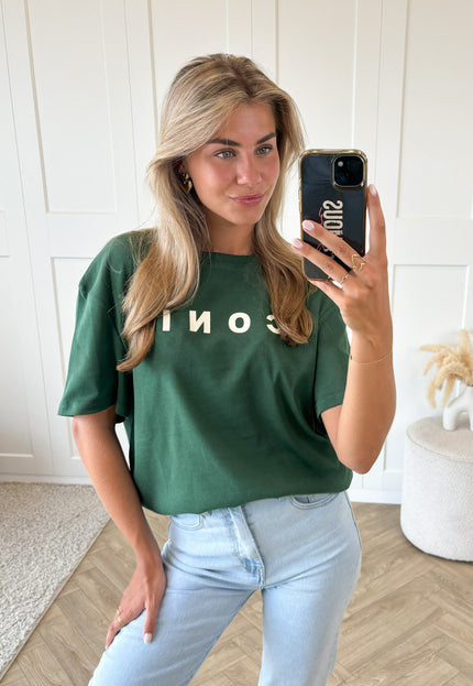 Famous Online Store T-shirt Iconic groen